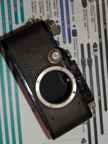 Leica iii black - leica, paint